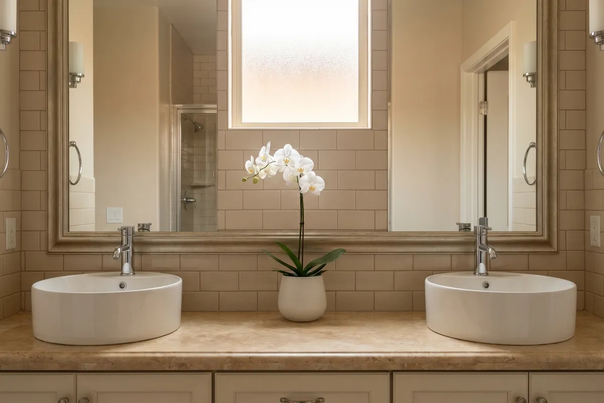 Professional countertop polishing & sealing result in a Las Vegas home