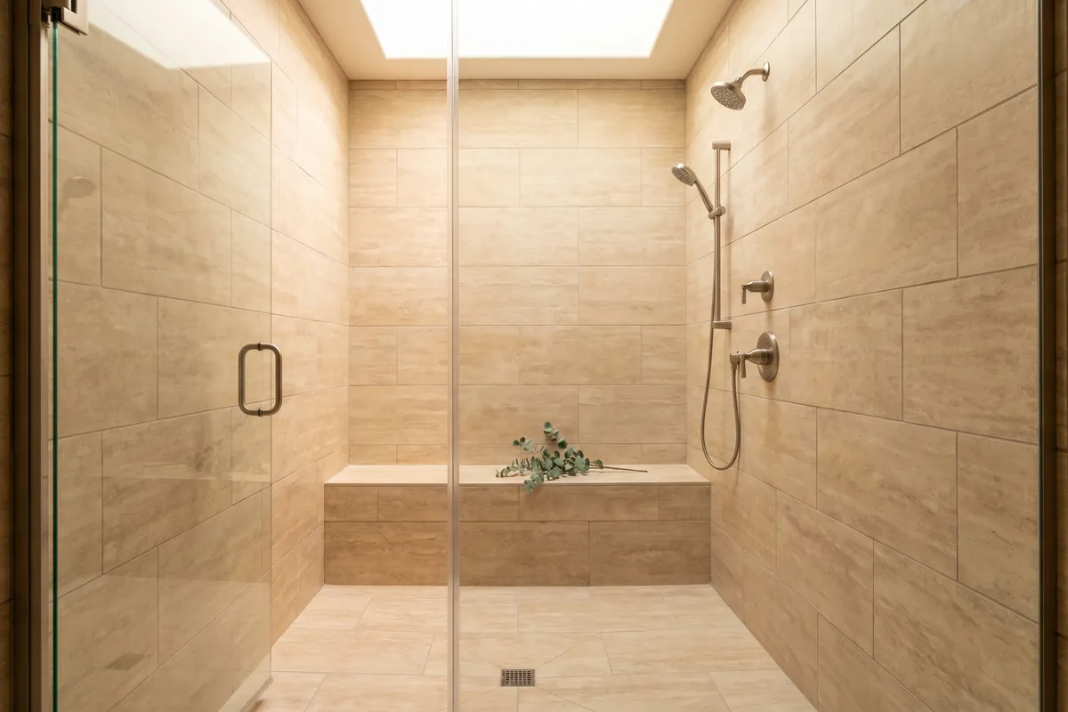 Professional grout color sealing result in a Las Vegas home