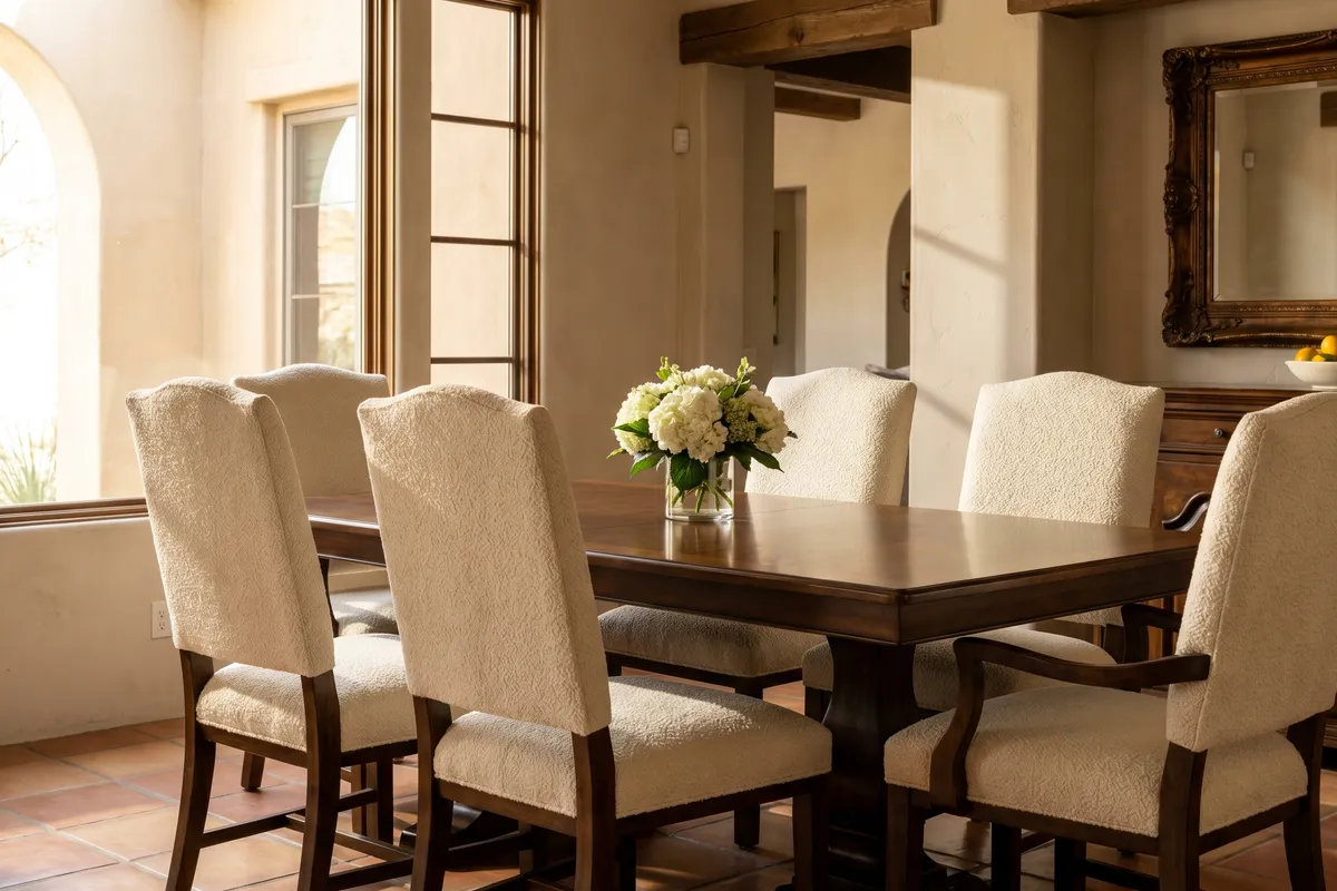 Professional upholstery cleaning result in a Las Vegas home